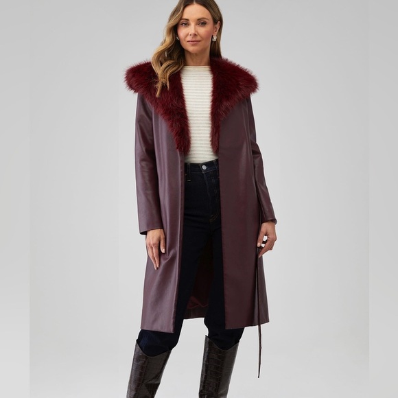 ÊTRE AIMÉ X UNREAL FUR ALCHEMY COAT Trench Coat size xs - Picture 1 of 10
